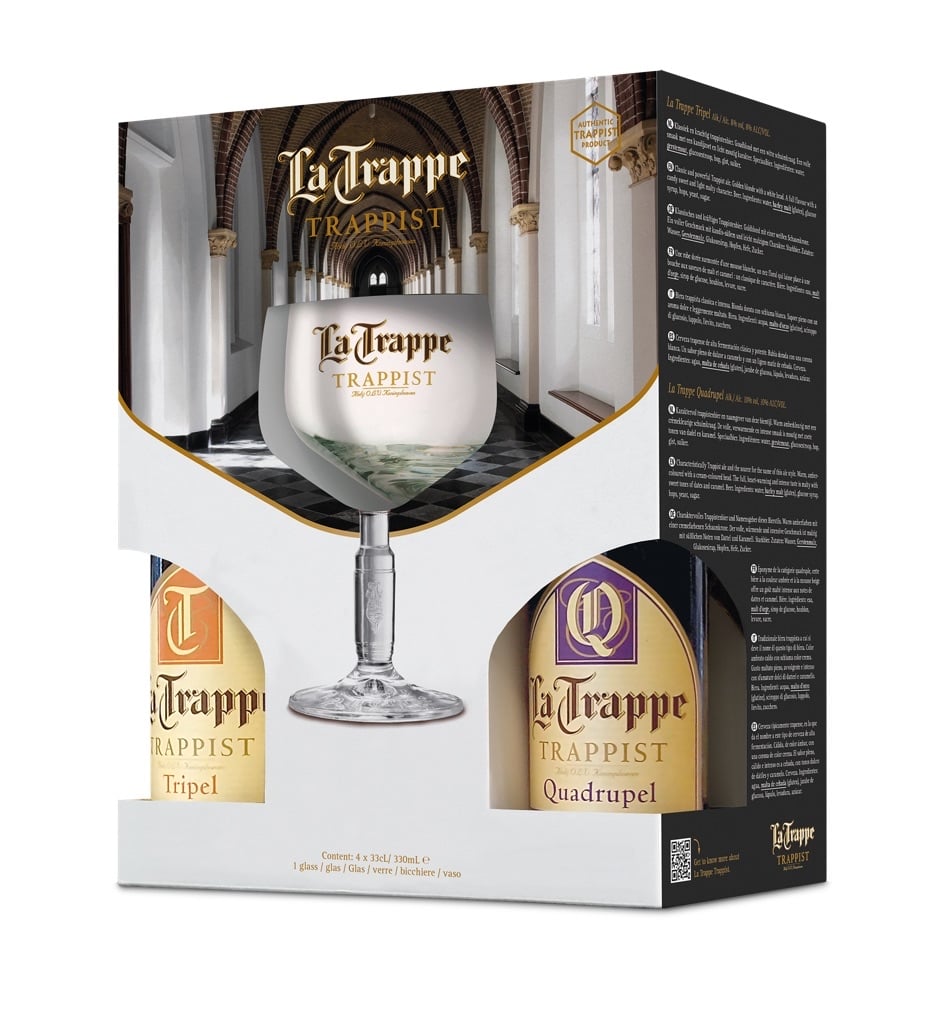 2023 Giftpack La Trappe 4x33cl+glass