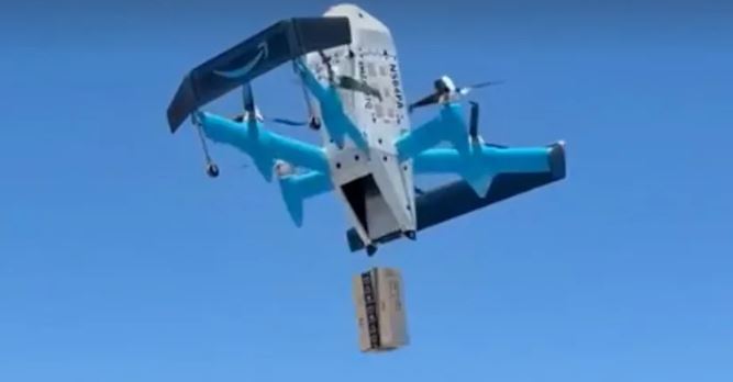 Amazon drone drop