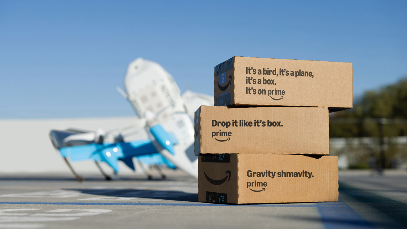 Amazon drone verzendverpakkingen