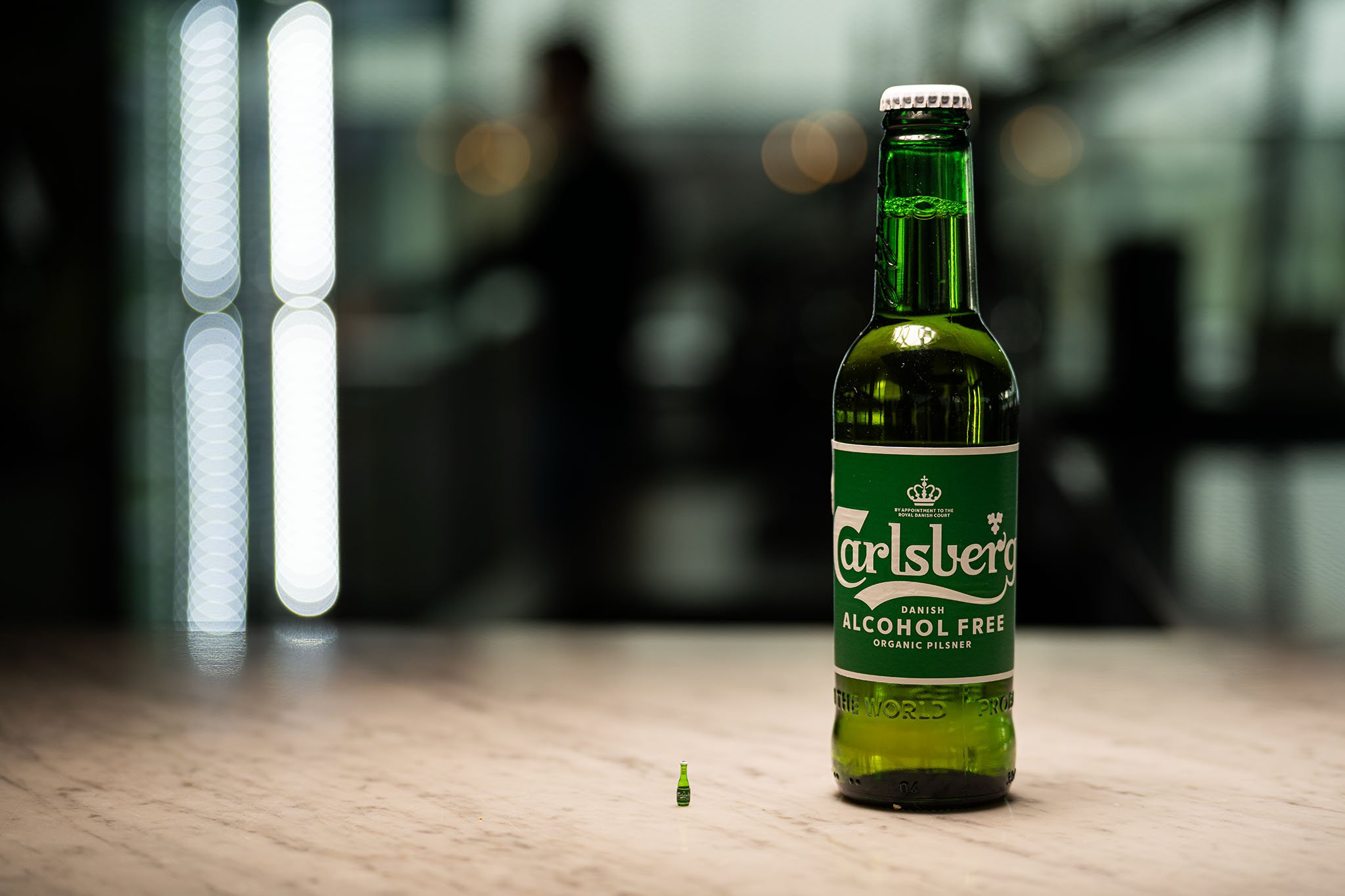 Carlsberg kleinste bierfles (1)