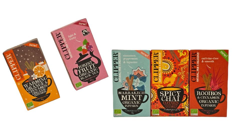 Drukkerij De Vries heeft primeur in verpakkingsdruk met Clipper Tea verpakkingen