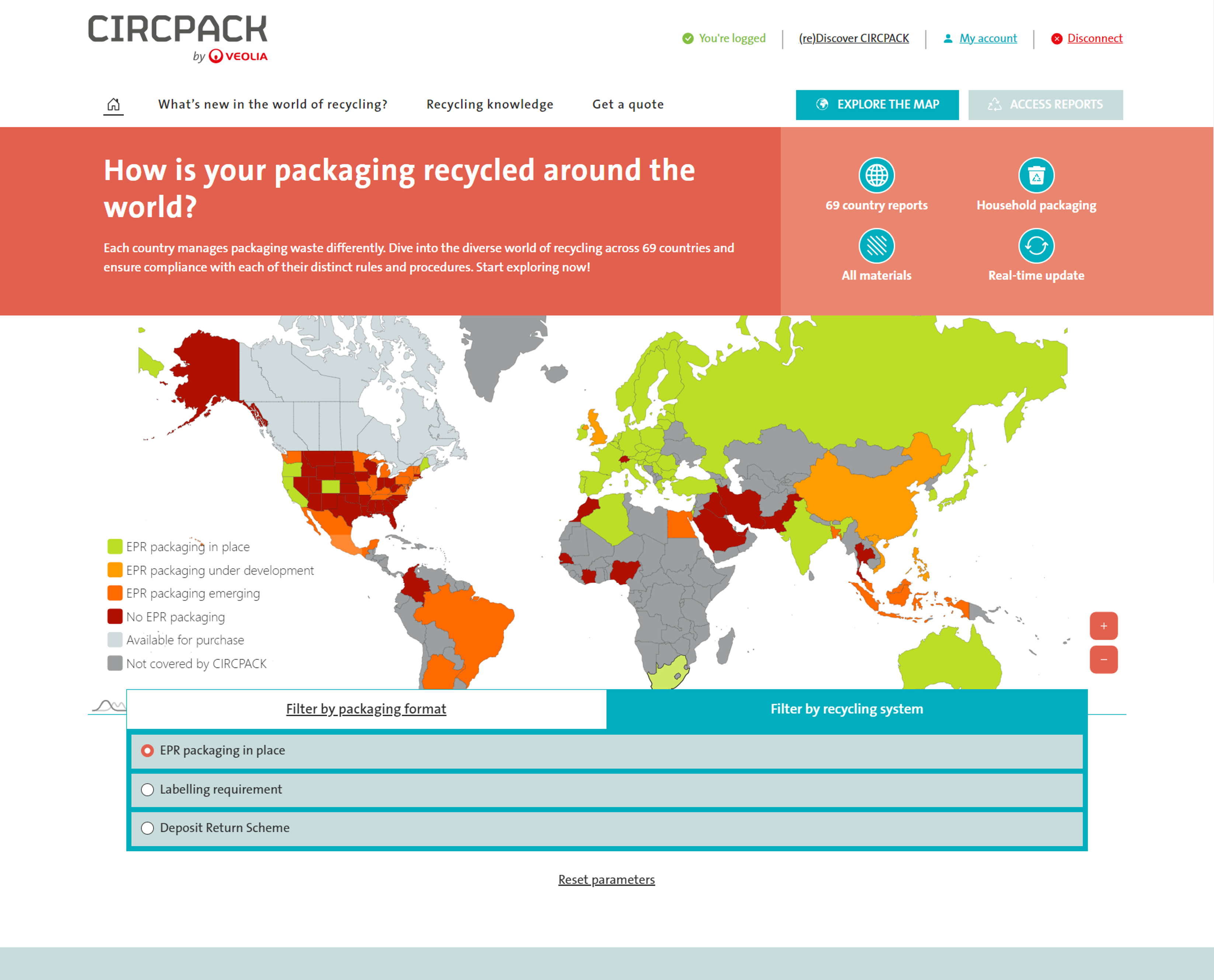 Image 1v2 - ReCoRe - world map overview EPR on packaging