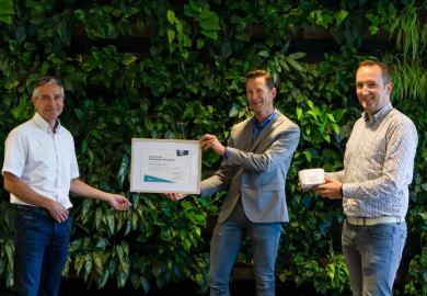 Henny van de Wetering (Valstar Holland), Roy van den Heuvel (Argos Packaging & Protection) en Martin van Rest (Valstar Holland)