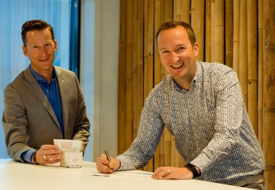 Roy van den Heuvel (Argos Packaging & Protection) en Martin van Rest (Valstar Holland)