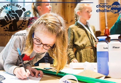 Brons voor Dopper Changemaker Challenge Junior: categorie Beste initiatief in onderwijs/journalistiek/campagne voeren