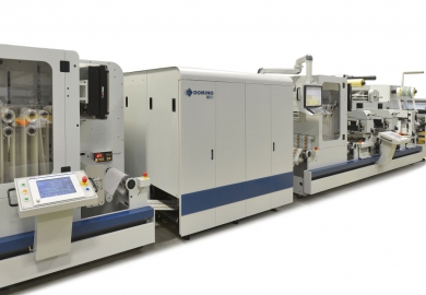 Domino: N610i digital hybride label press