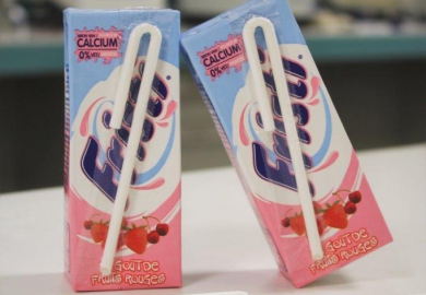 FrieslandCampina, a Dutch dairy company changes to paper straws