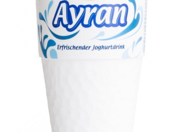White colored Ayran cup