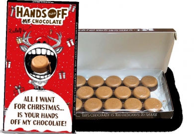 Hands Off My Chocolate: Kerst-variant - doosje open