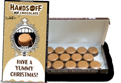 Hands Off My Chocolate: Kerst-variant - doosje open