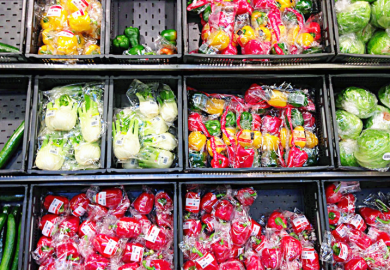 Plastic voedingsverpakkingen