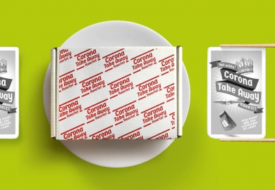 Corona Take Away Kwartetspel ontworpen door Joost Identities