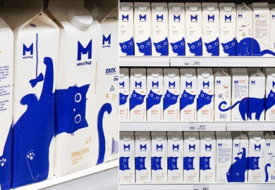 Nieuwe design voor melkproducten van Milgrad door ontwerpbureau Depot