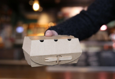 Friet bezorgverpakking van Paardekooper