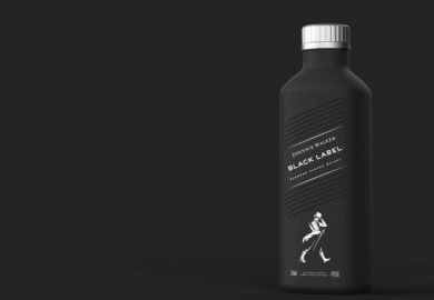 Drankenfabrikant Diageo ontwikkelt ook een papieren fles voor het Schotse merk Johnnie Walker