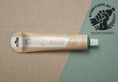 Zilver voor Coolpaste: categorie Meest praktische impact om het gebruik van kunststoffen te verminderen