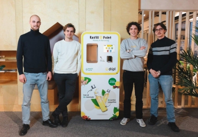 Team Dripl frisdrankautomaat Start-Up