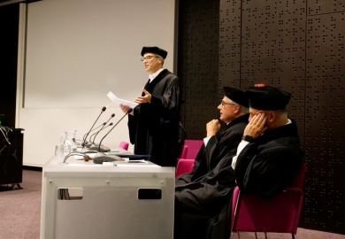 De laudatio door Roland ten Klooster