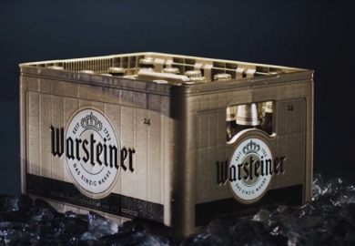 Warsteiner gouden bierkrat