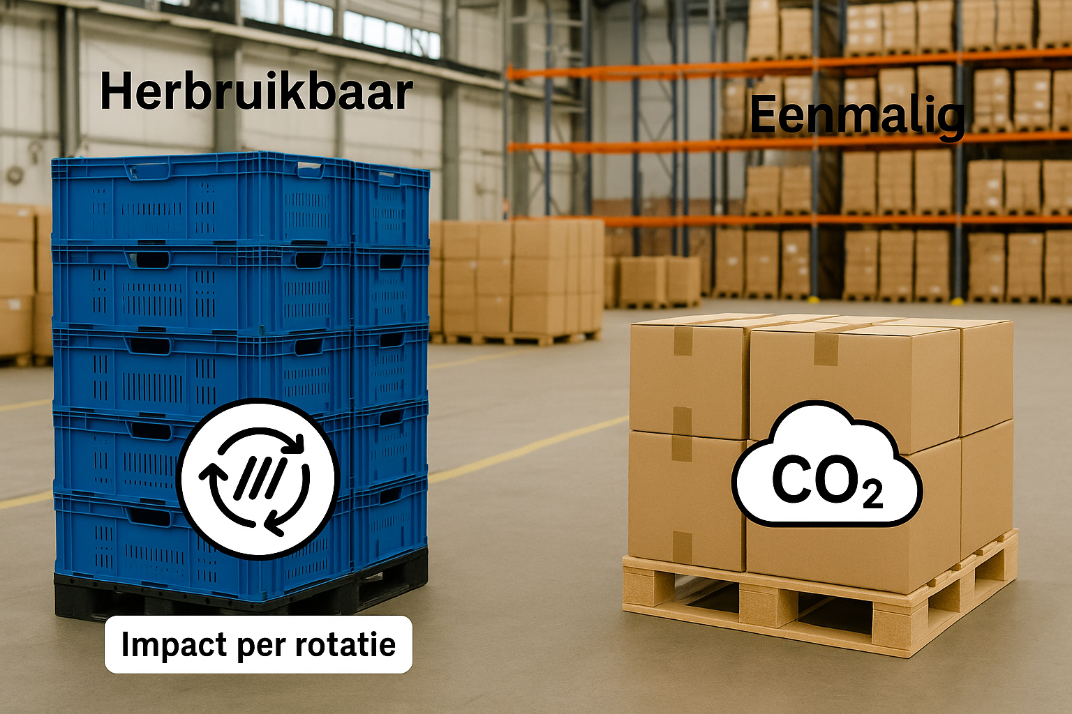LCA meermalig vs eenmalige verpakking 2