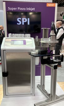 Markem-Imaje toonde op interpack 2023 o.a. de nieuwe Super Piezo Inkjet (SPI) markeertechnologie.