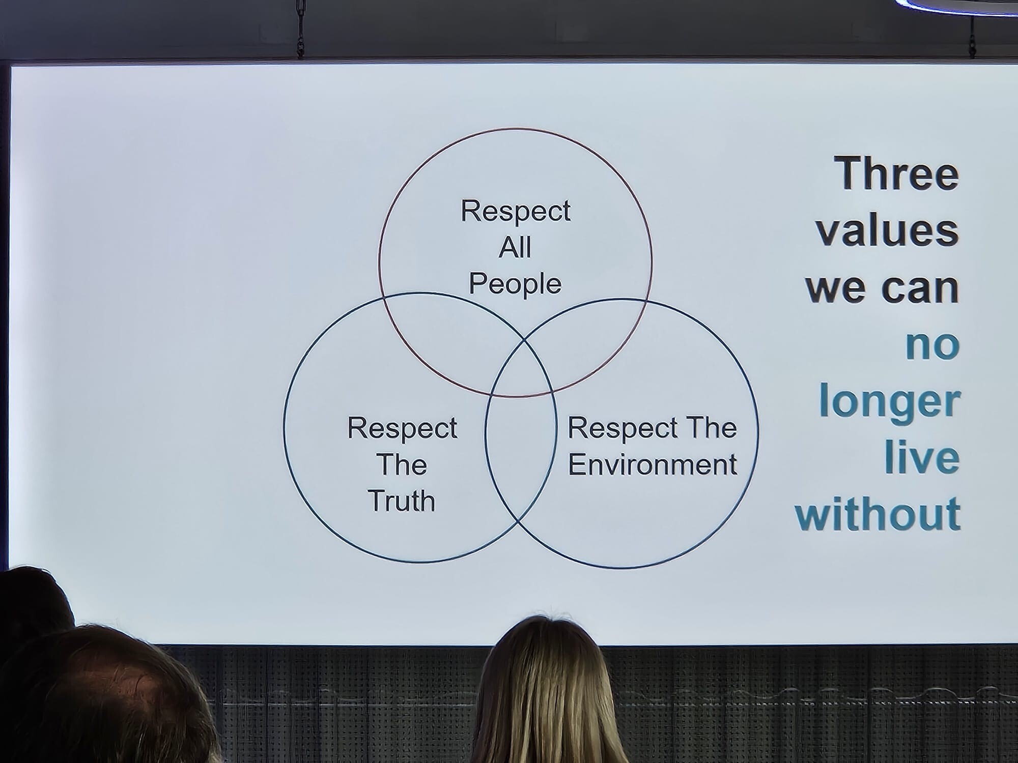 Mike Berners-Lee, three values