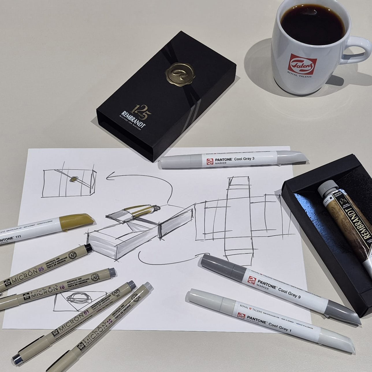 Packaging design square