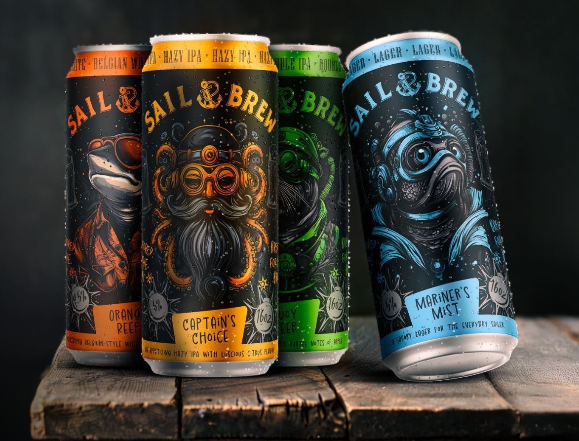 Sail and Brew bierblikjes
