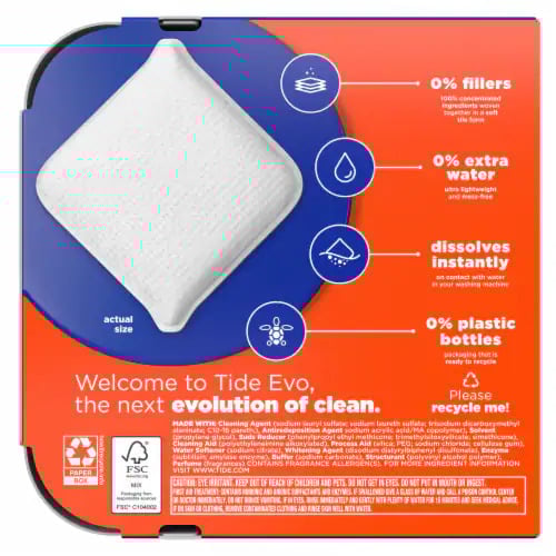 Tide evo wasmiddel doekjes P&G (5)