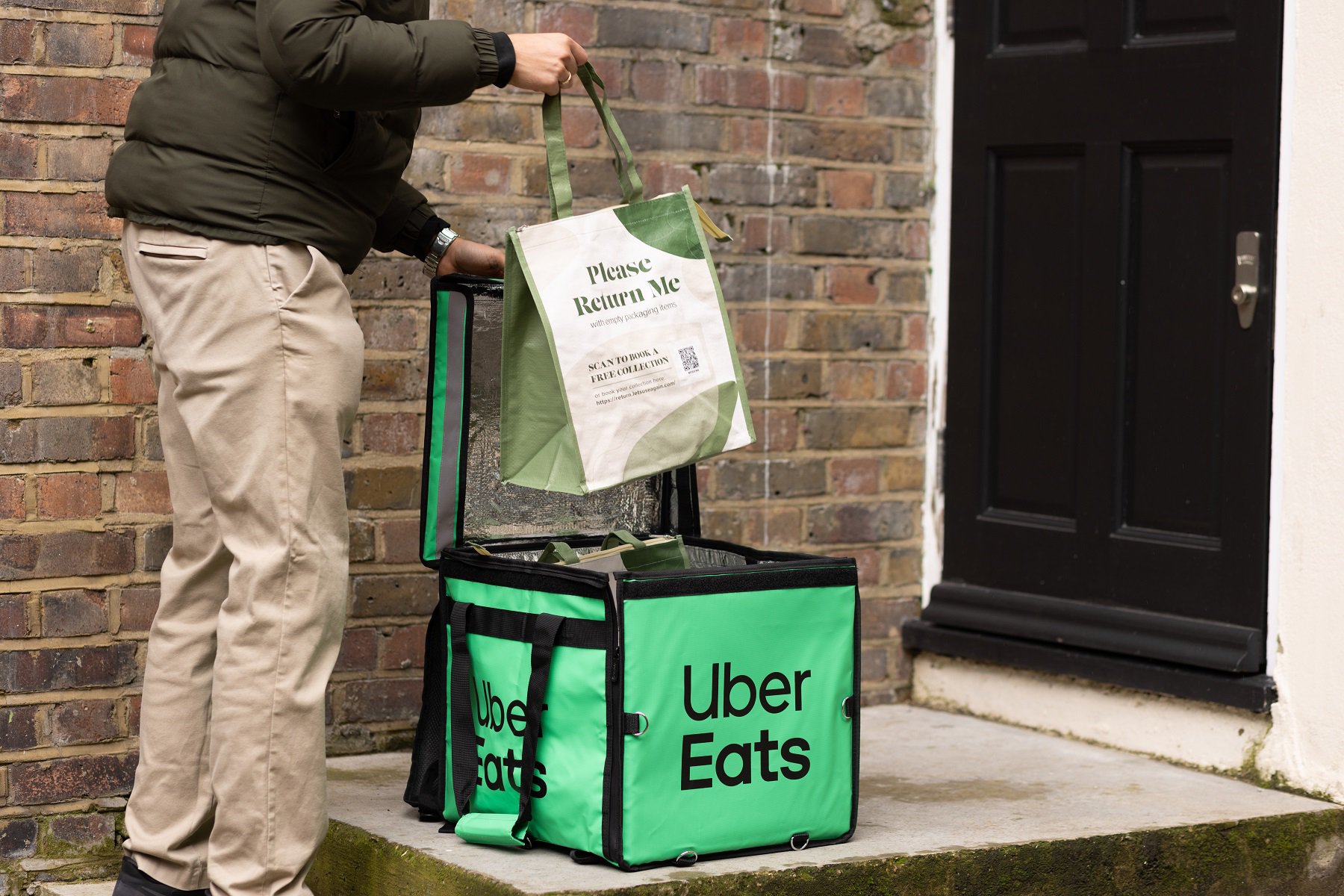 Duurzame verpakkingen van Uber Eats