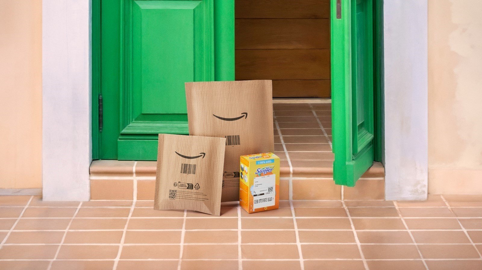 1 op de 2 Amazon-pakketjes in Europa wordt geleverd zonder extra verpakking