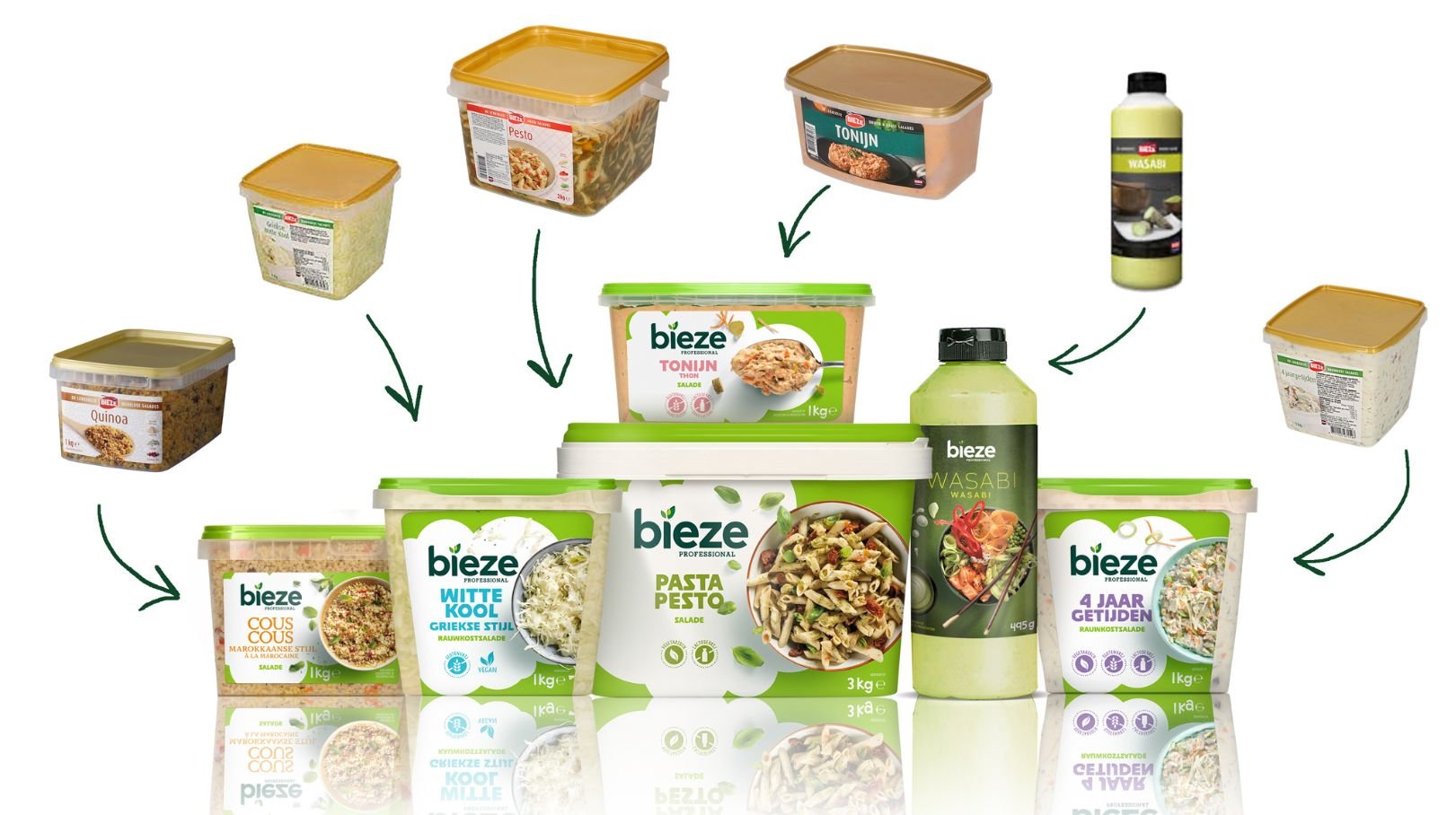 Joost Identities geeft het merk van Bieze Food Solutions een nieuwe brand- & packaging identity.
