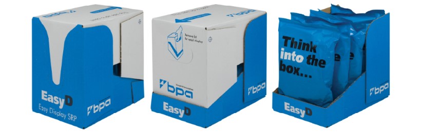 BluePrint Automation lanceert op Empack Den Bosch haar shelf ready displaydoos: Easy D case