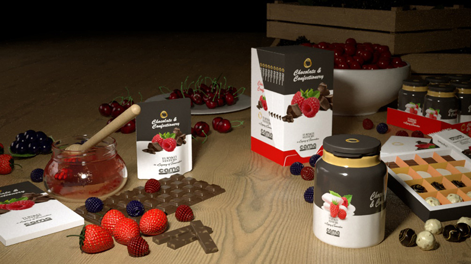 Cama Group heeft een verpakkingslijn ontwikkeld voor Hawaiian Host i.v.m. het verpakken van chocoladeproducten.