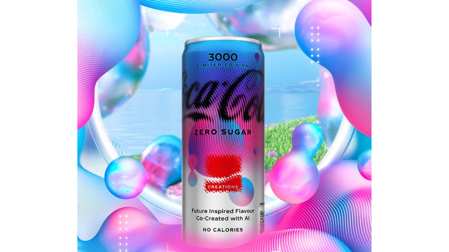 Coca-Cola introduceert nieuwe futuristische smaak in limited-edition in co-creatie met AI