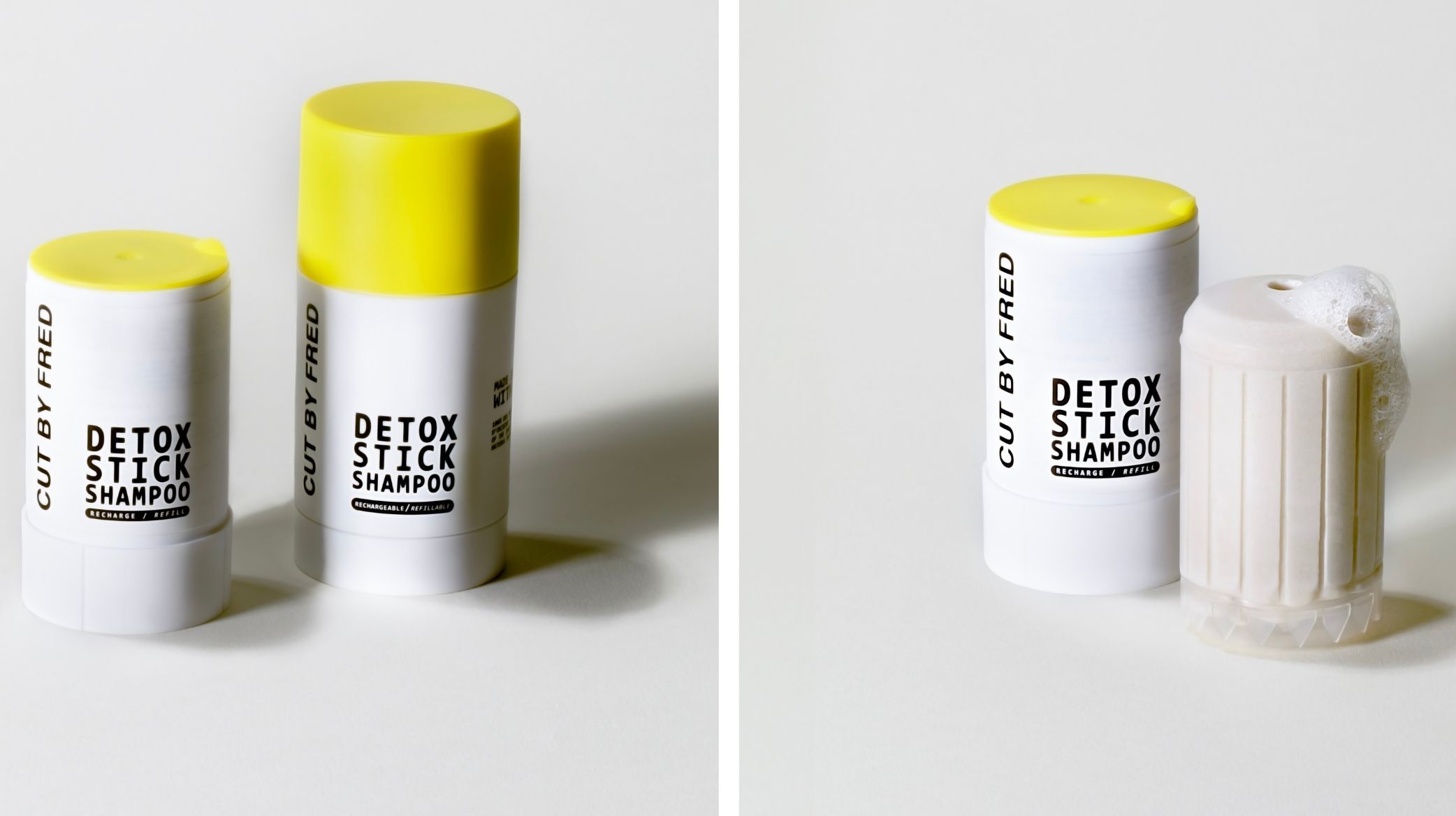 Amcor ontwikkelt navulbare stickverpakking voor Cut By Fred-shampoo