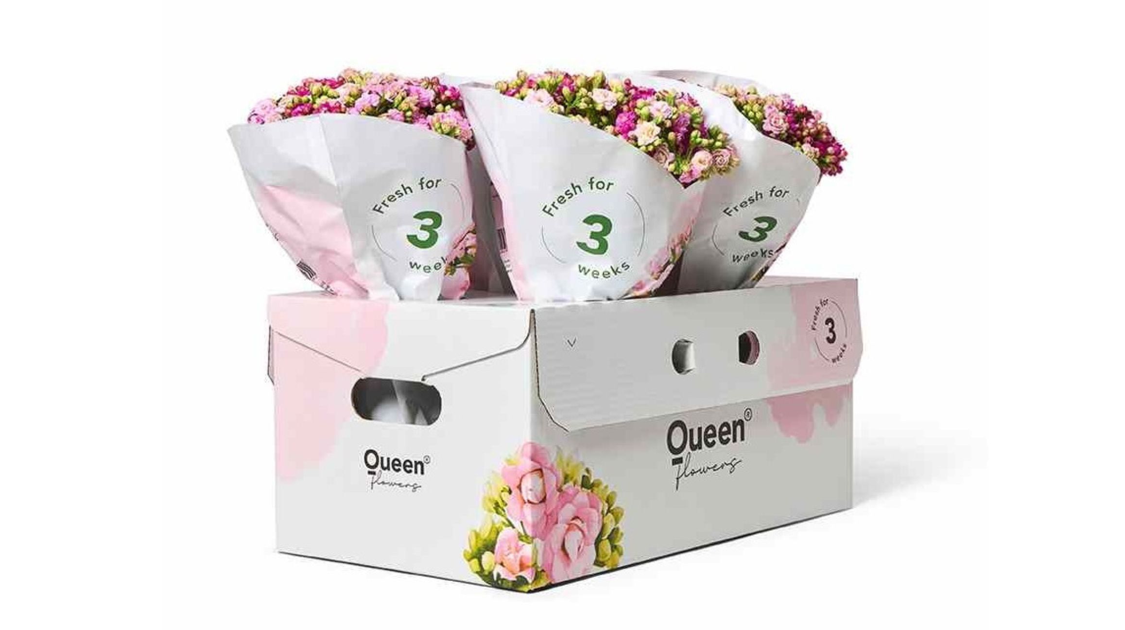 DS Smith ontwerpt duurzame boekettendoos voor Queen Flowers