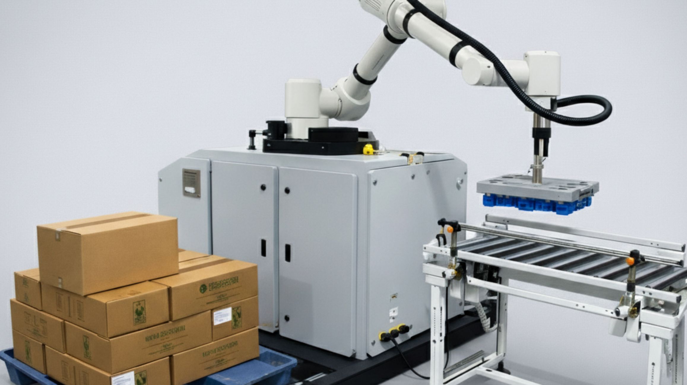 Palletiseercobots van De Witt Eindverpakkingssystemen op Empack