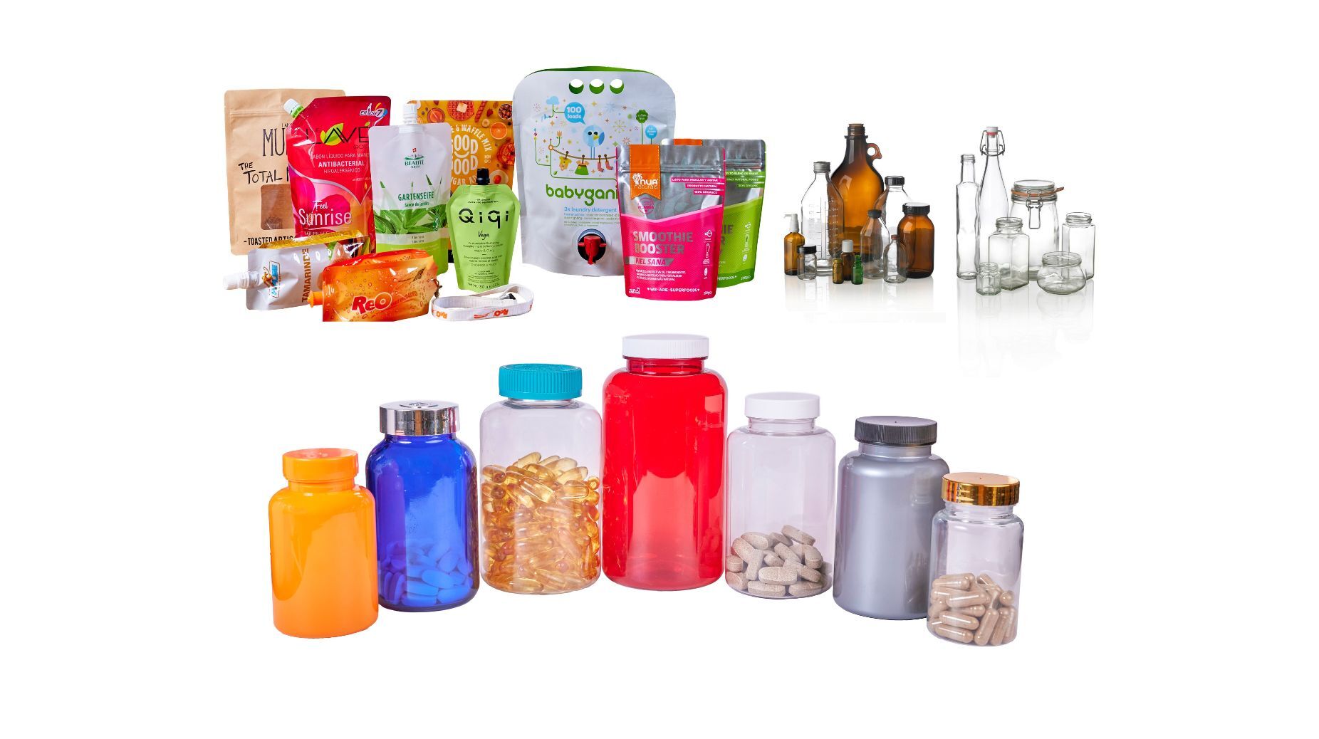 Glas- en kunststofverpakkingen van Dijkstra Vereenigde op Empack