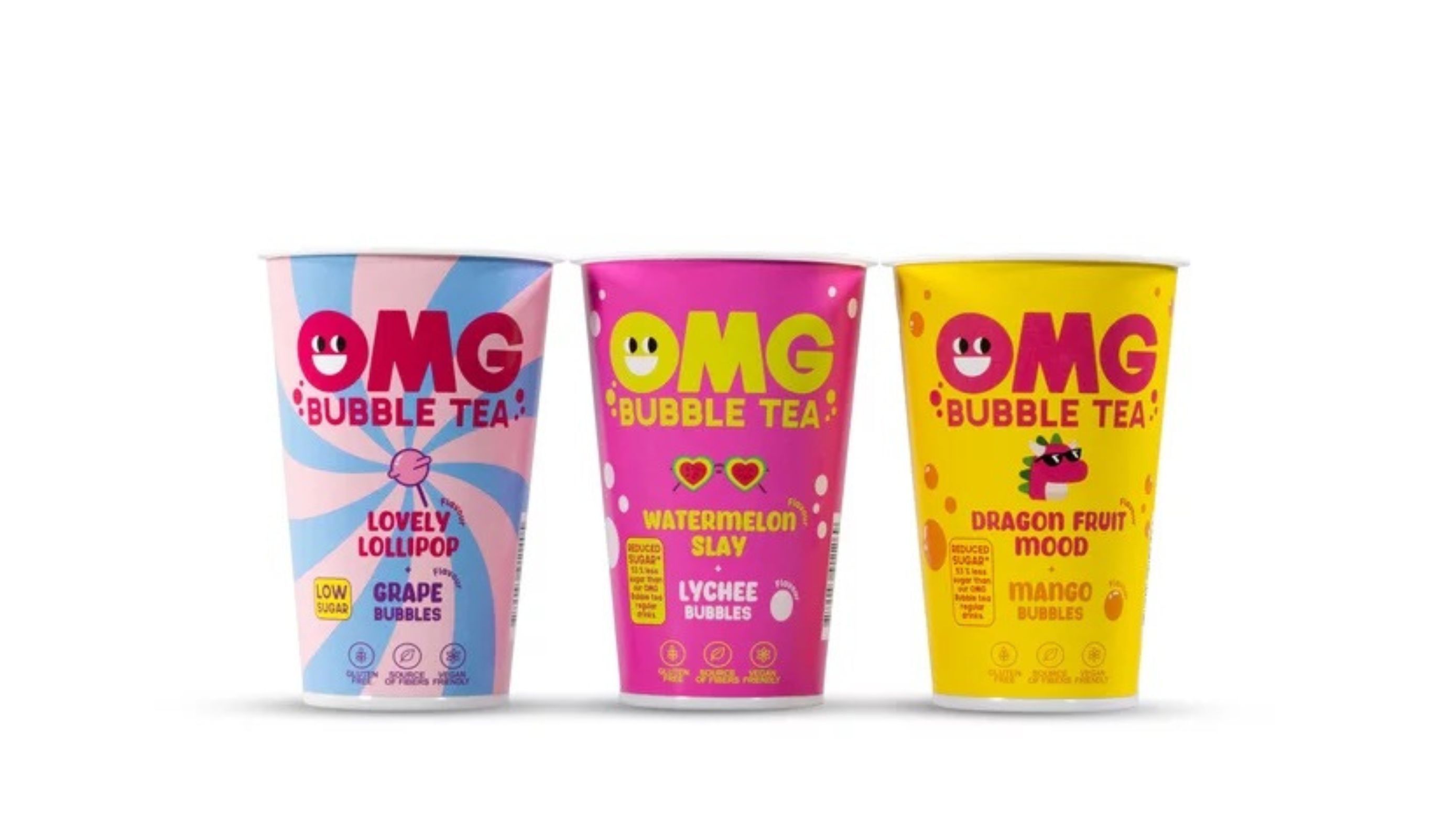 OMG Bubble Tea kiest karton-kunststofbeker van Greiner Packaging