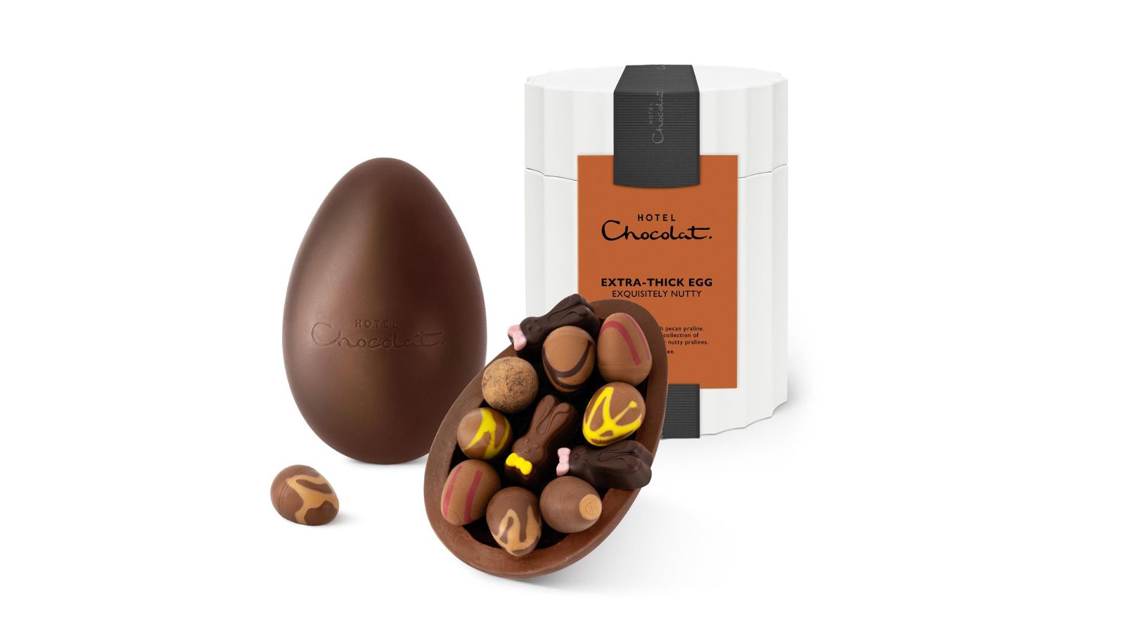 Het chocolade Paasei van Hotel Chocolat.