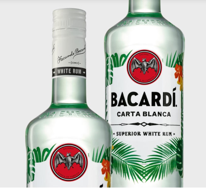 Edition fles Bacardi en O-I