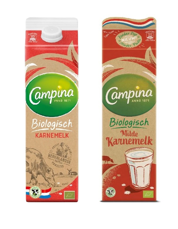 Campina Biologisch zonder plastic dop