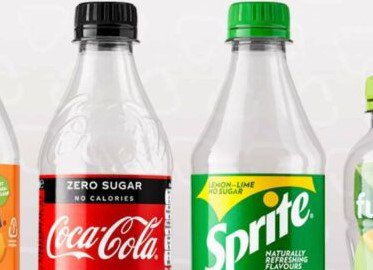 Coca-Cola stapt voor haar assortiment over naar 100% gerecycled plastic.