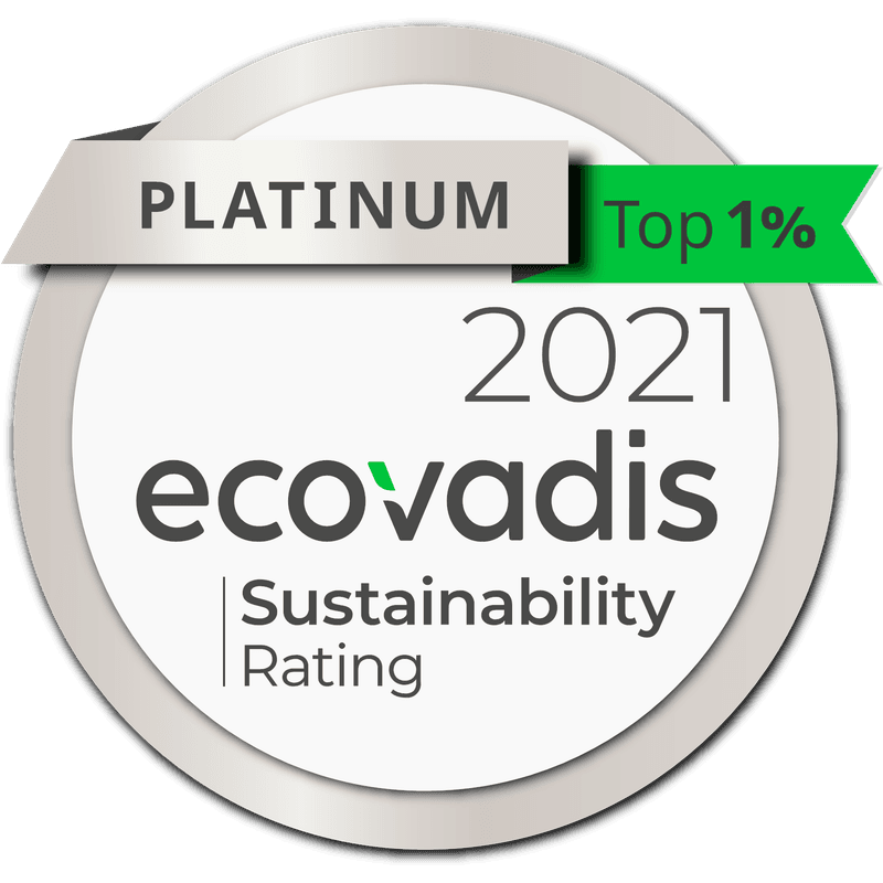Elopak behaalt platina duurzaamheidsbeoordeling van EcoVadis.