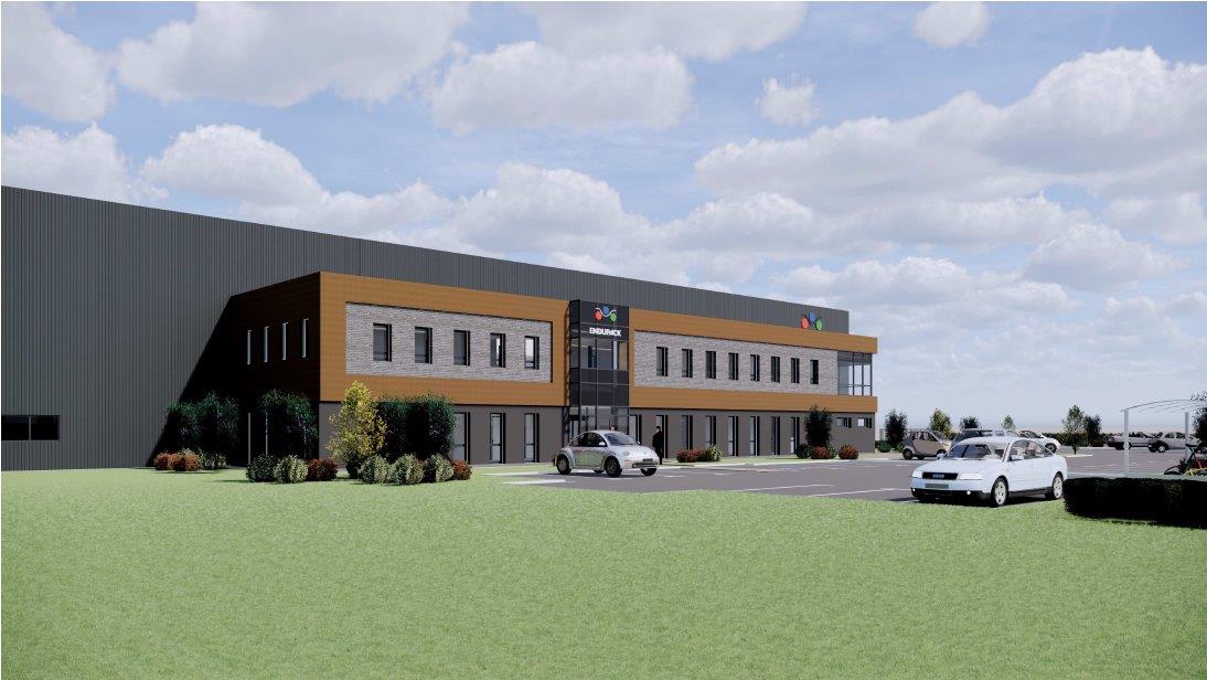 Endupack, onderdeel van de Tallgroup, bouwt een nieuwe fabriek in Frankrijk