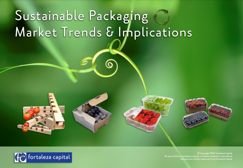 Fortaleza Capital publiceert marktrapport over de markttrends en implicaties van duurzame verpakkingen.