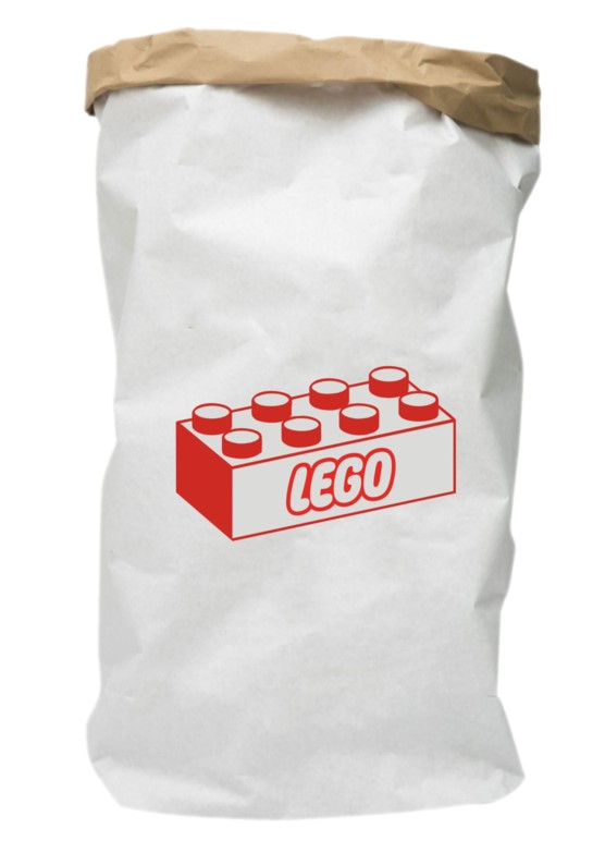 Speelgoedfabrikant Lego stapt voor losse set-onderdelen over van plastic naar papieren zakken