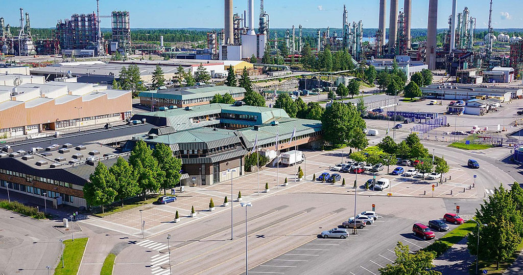 Neste's testruns op industriële schaal vinden plaats in de raffinaderij van het bedrijf in Porvoo / Porvoo, Finland.