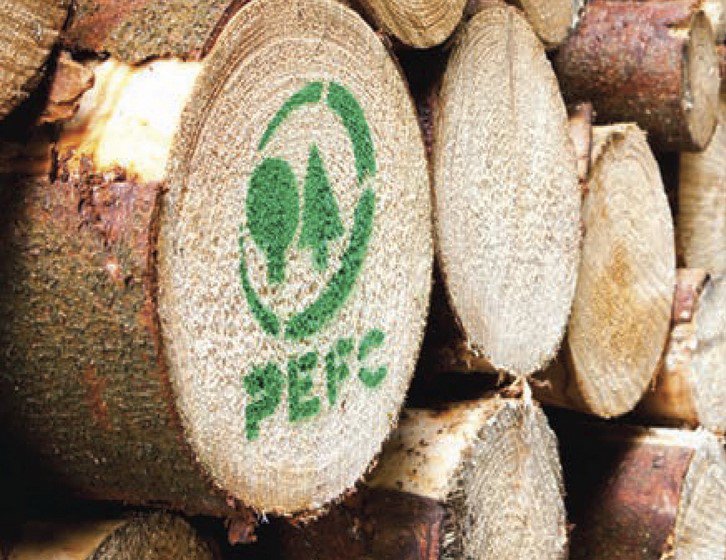 Om het PEFC-keurmerk te mogen voeren, is een Chain of Custody-certificaat nodig.